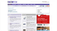 Desktop Screenshot of cualesmiip.net