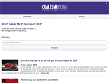 Tablet Screenshot of cualesmiip.net